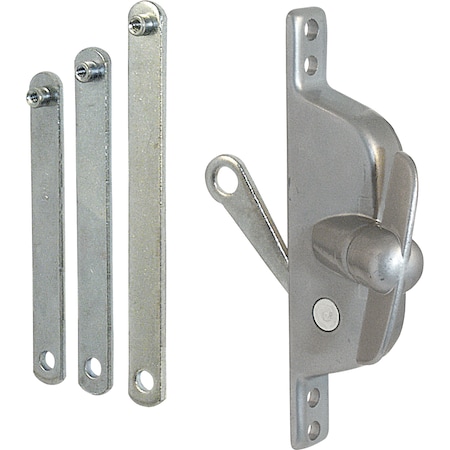 PRIME-LINE Jalousie Operator, Reversible, With Three Link Arms, Aluminum Finish Single Pack H 3557
